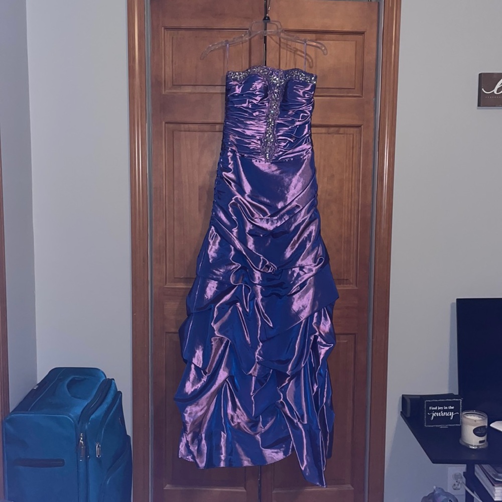 Purple prom dress
